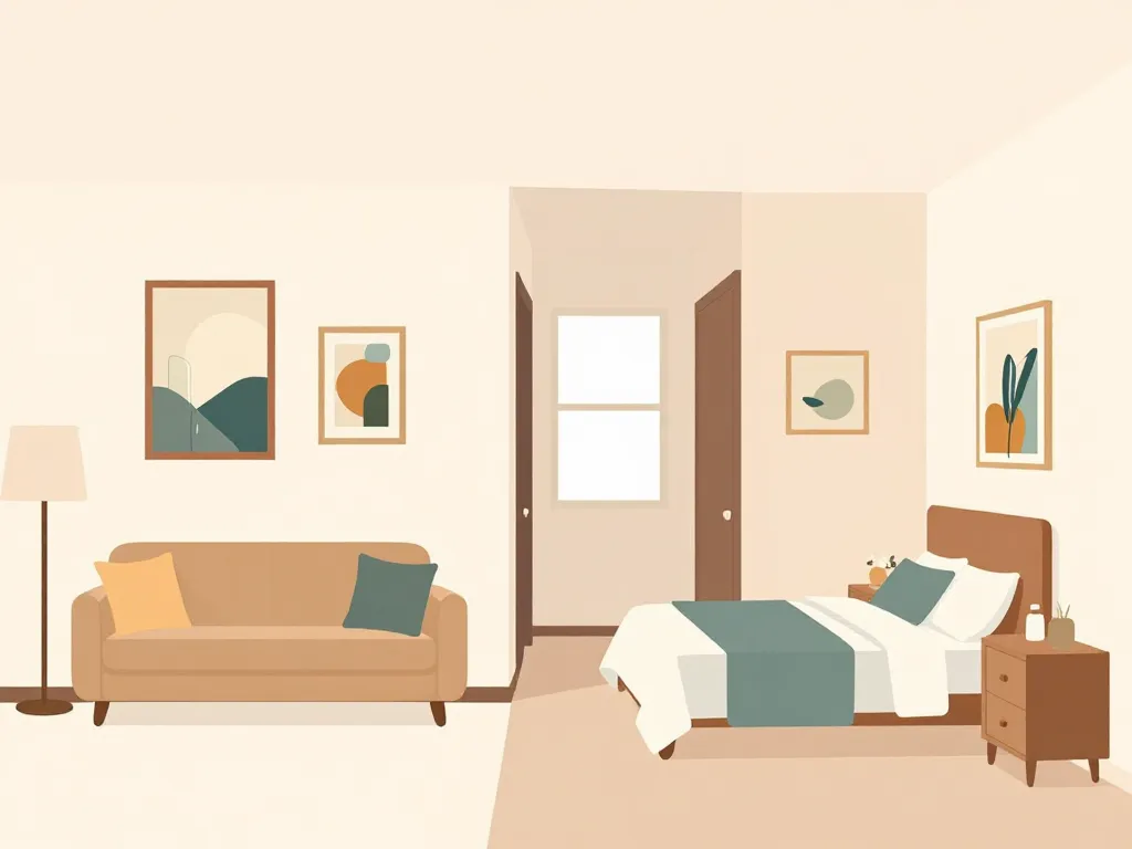 a quelle hauteur accrocher un tableau dans salon chambre couloir