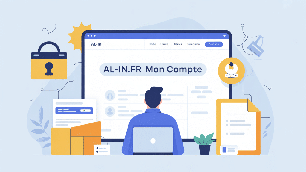 Illustration gestion sécurisée al-in.fr mon compte