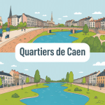 Illustration des quartiers de Caen, diversité et ambiances