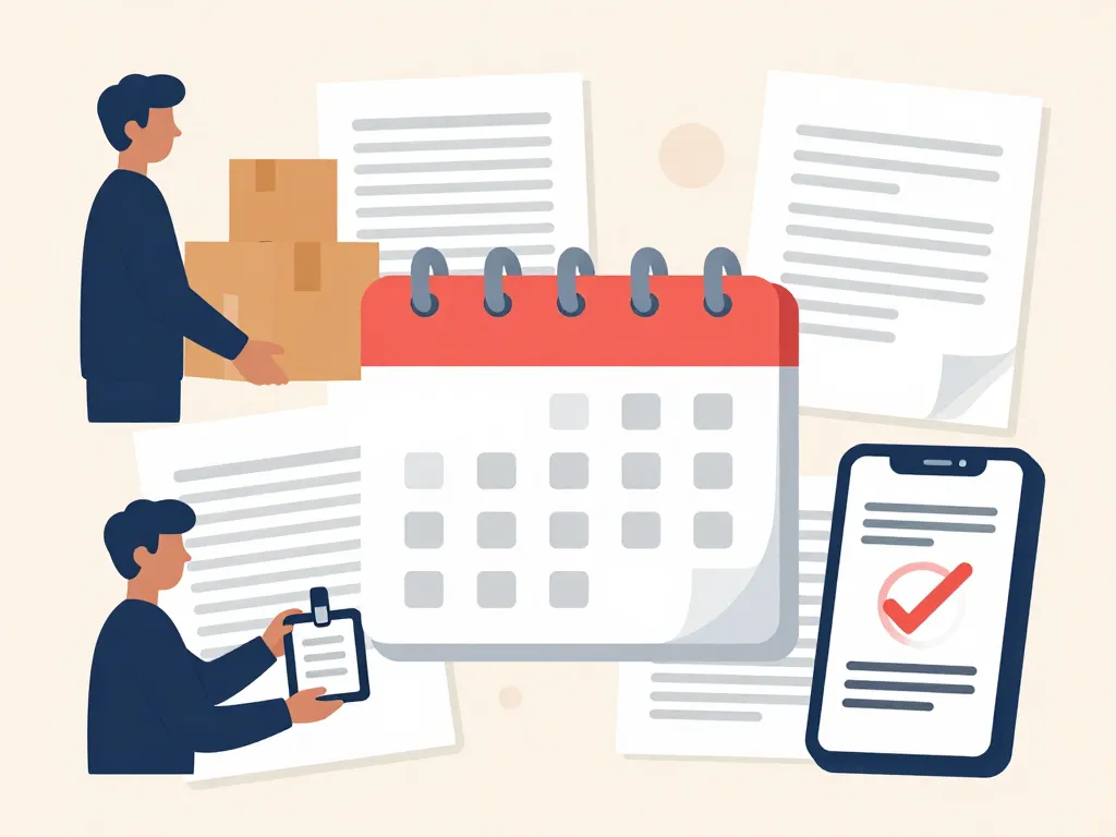 Scène contrat lettre préavis 1 mois différents cas