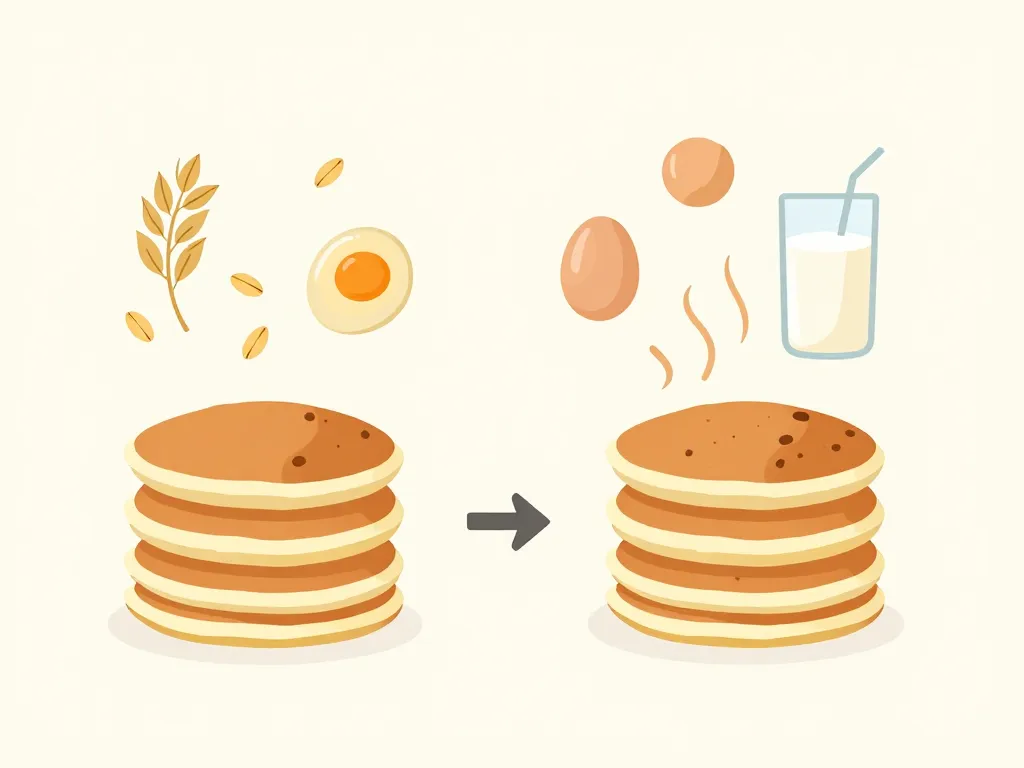 diagramme pancake farine d avoine bénéfices
