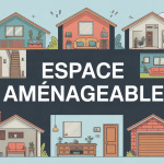 Illustration secteur immobilier espace aménageable