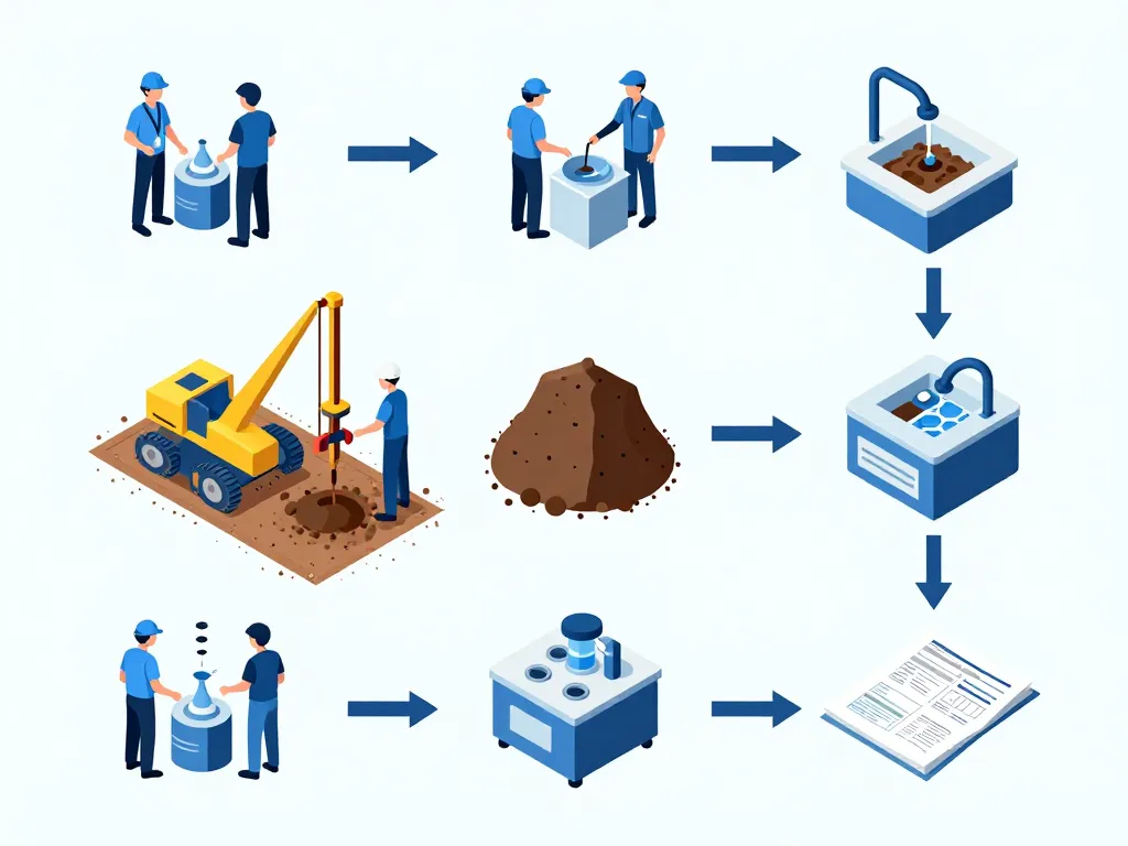 diagramme etude geotechnique des sols méthodes déroulé
