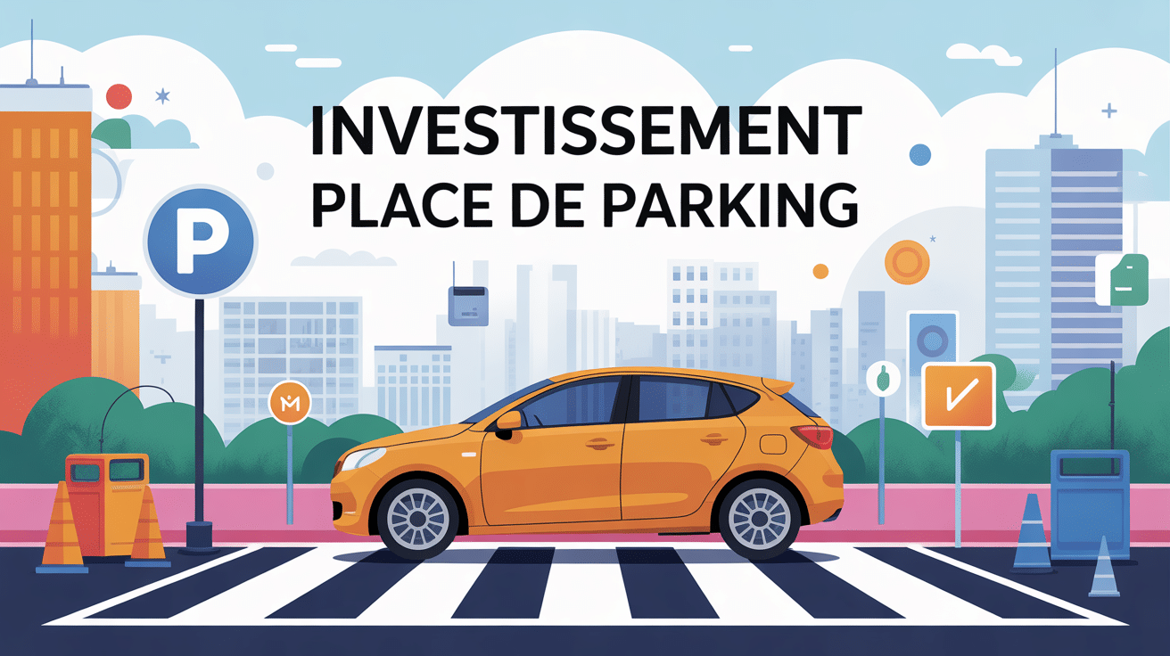 Investir dans une place de parking illustration moderne France
