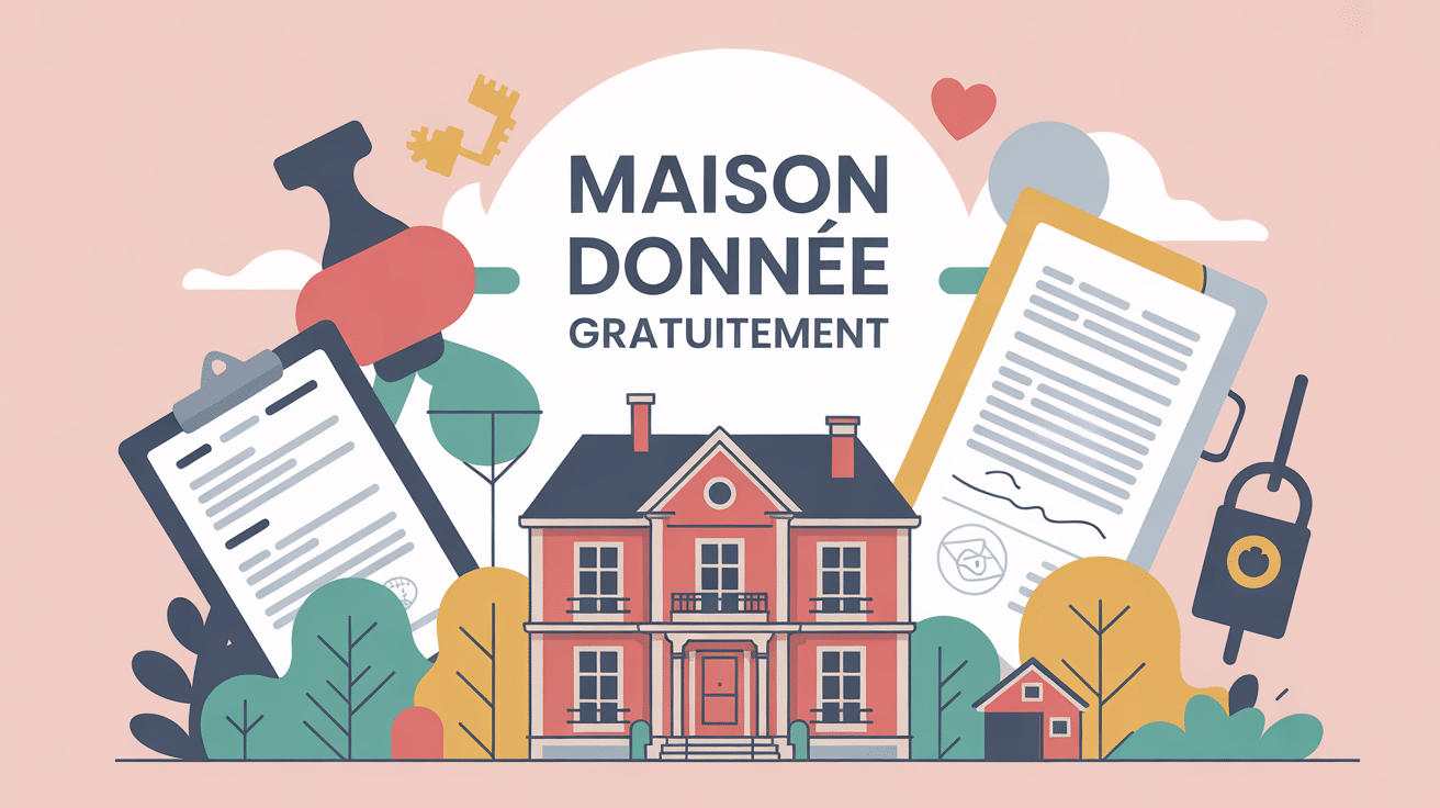 maison donner gratuitement illustration notaire clés France