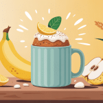 mug cake banane healthy avec ingrédients sains