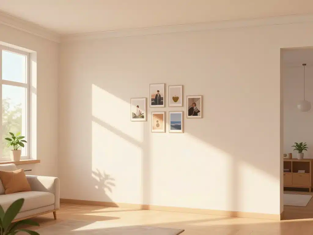 choix mur de photos lumineux