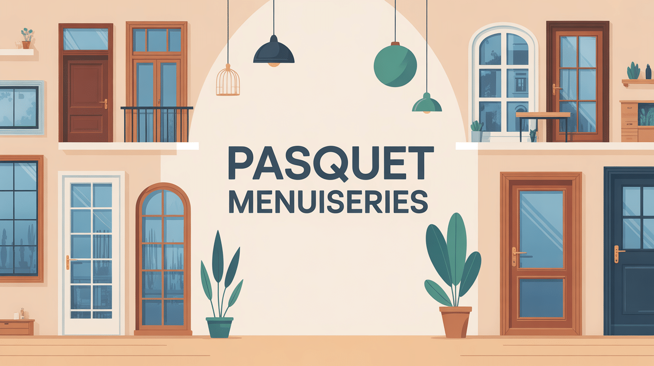 Illustration globale Pasquet Menuiseries secteur menuiserie