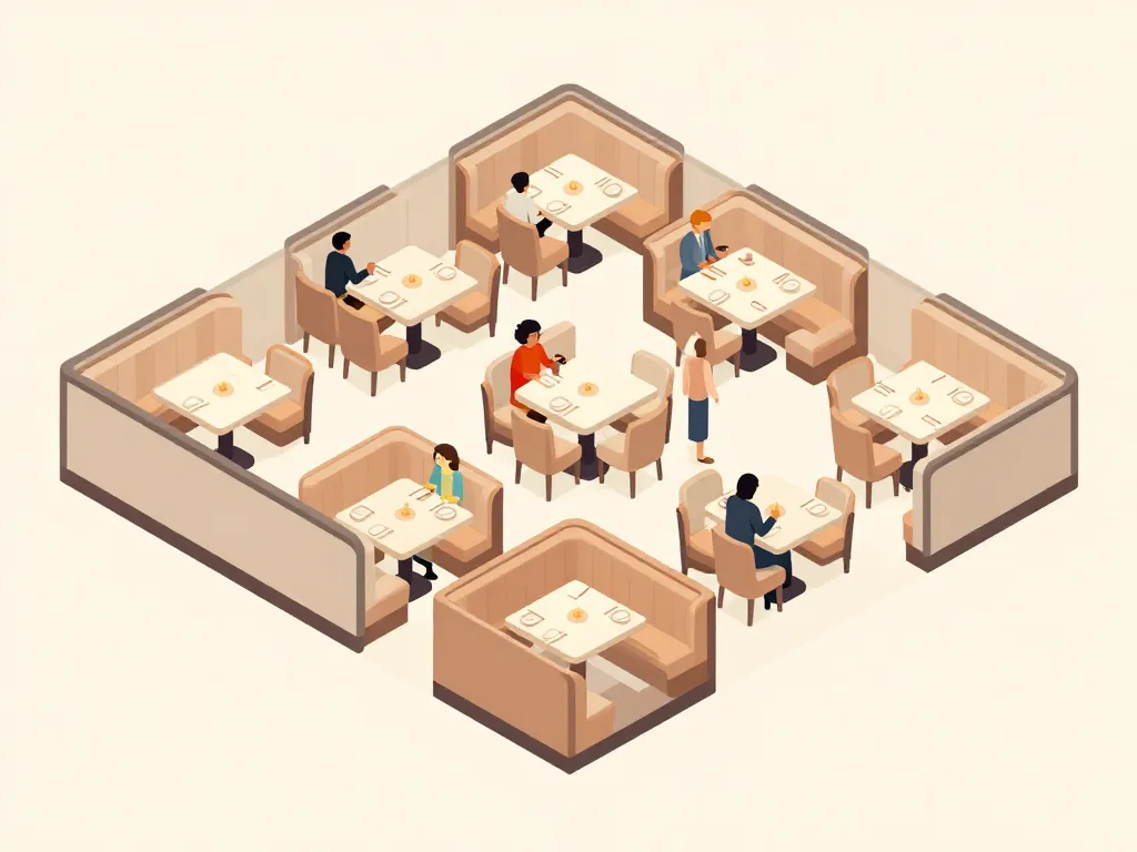diagramme banquette resto impact expérience client