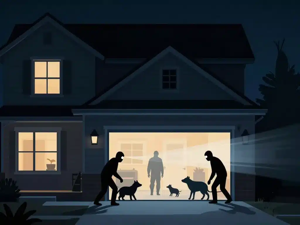 risques porte ouvert garage intrusion