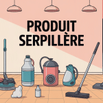 produit serpillère illustration nettoyage et balais