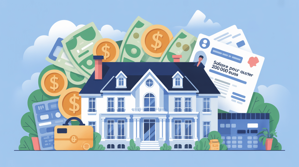 Illustration principale quel salaire pour emprunter 200 000 euros