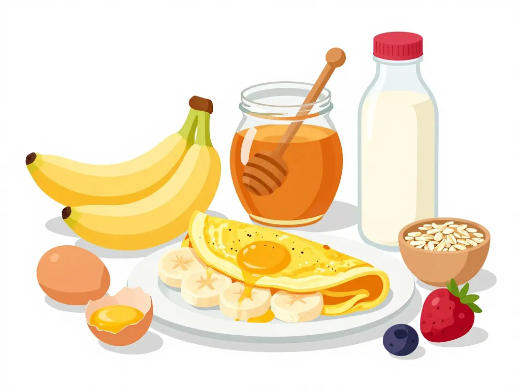 recette omelette sucrée healthy ingrédients et nutrition