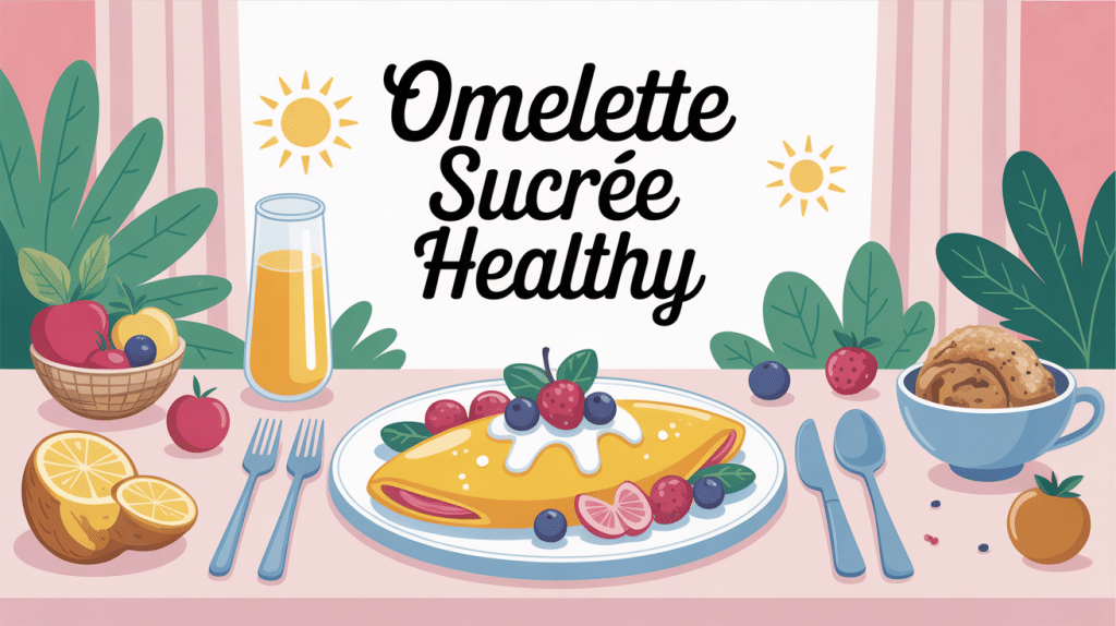 recette omelette sucrée healthy avec fruits et avoine