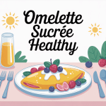 recette omelette sucrée healthy avec fruits et avoine
