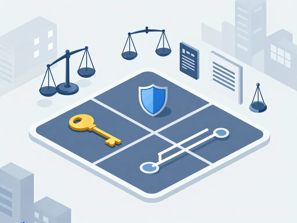 illustration symbolique réglementation place de parking privé cadre légal