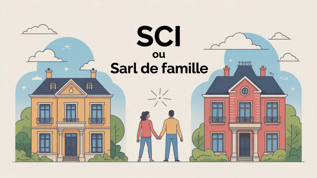 Illustration de la comparaison sci ou sarl de famille pour gestion patrimoine