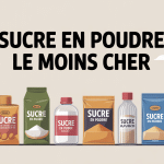 illustration paquets sucre en poudre le moins cher