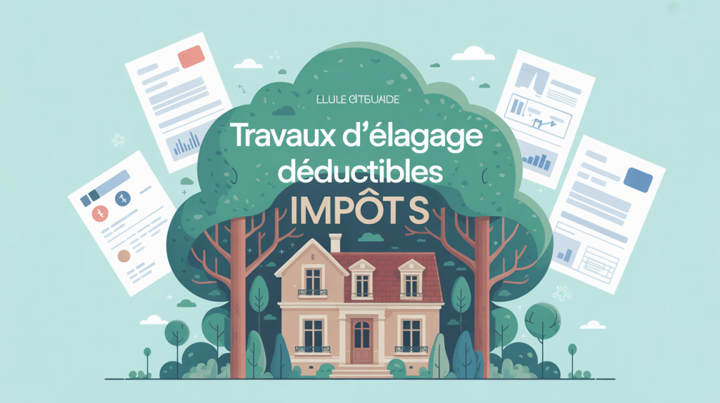 illustration fiscale travaux d'elagage deductible des impots 2023