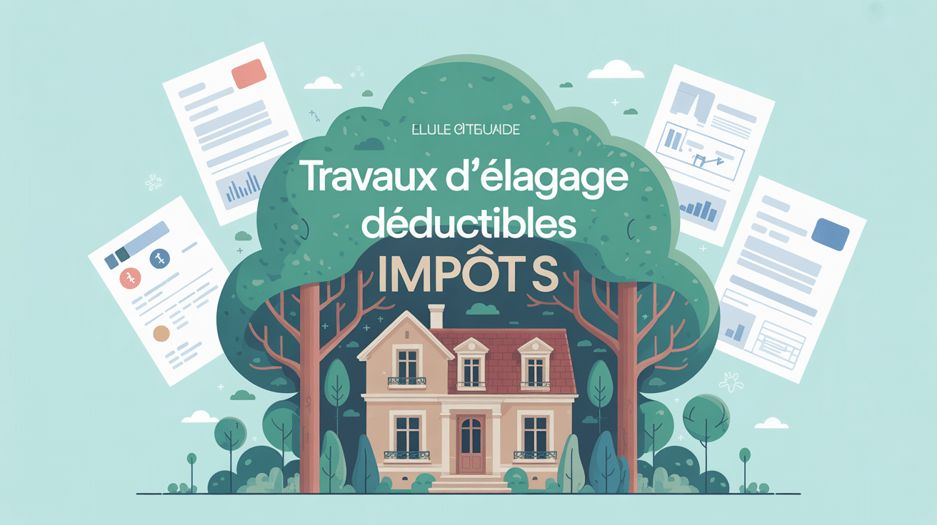 illustration fiscale travaux d'elagage deductible des impots 2023