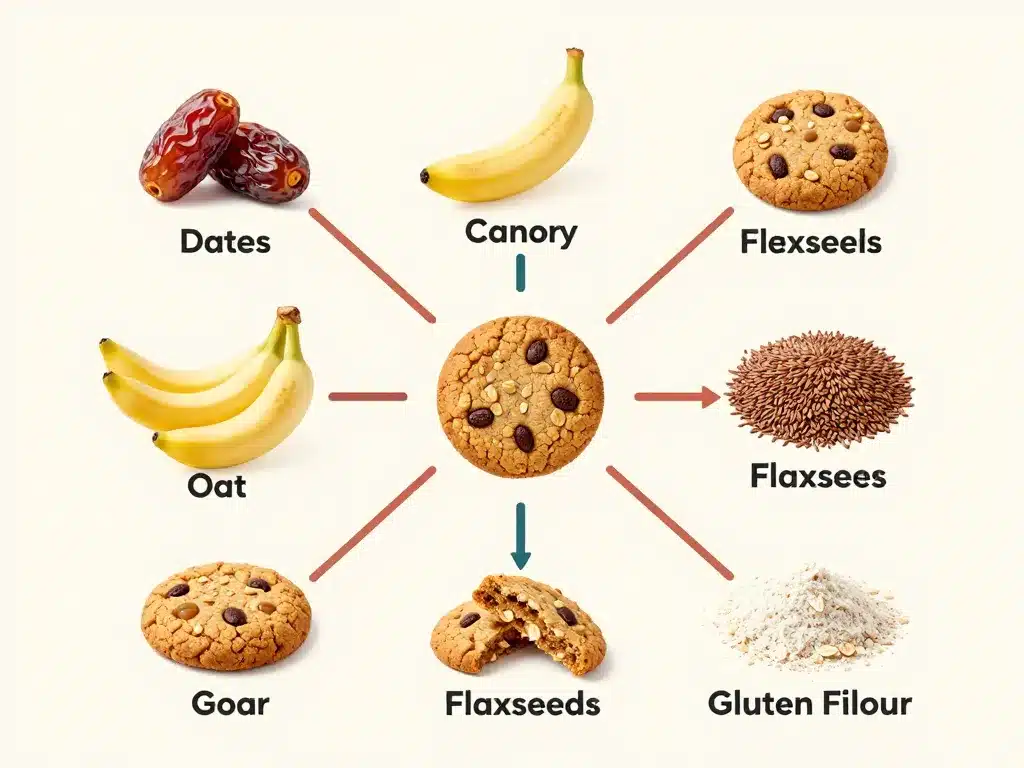 options healthy cookie avoine beurre de cacahuète