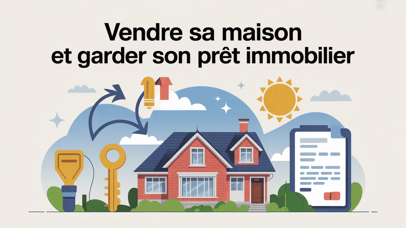 vendre sa maison et garder son pret illustration