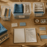 aide rangement maison table organisée