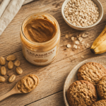 beurre de cacahuete sans sucre pot flocons avoine cookies