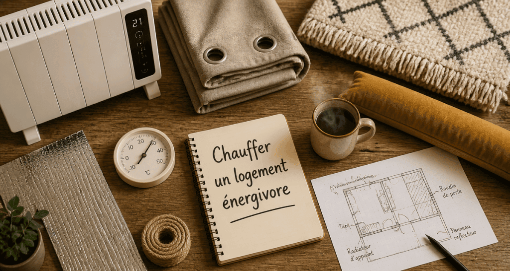 comment chauffer un appartement mal isolé avec accessoires