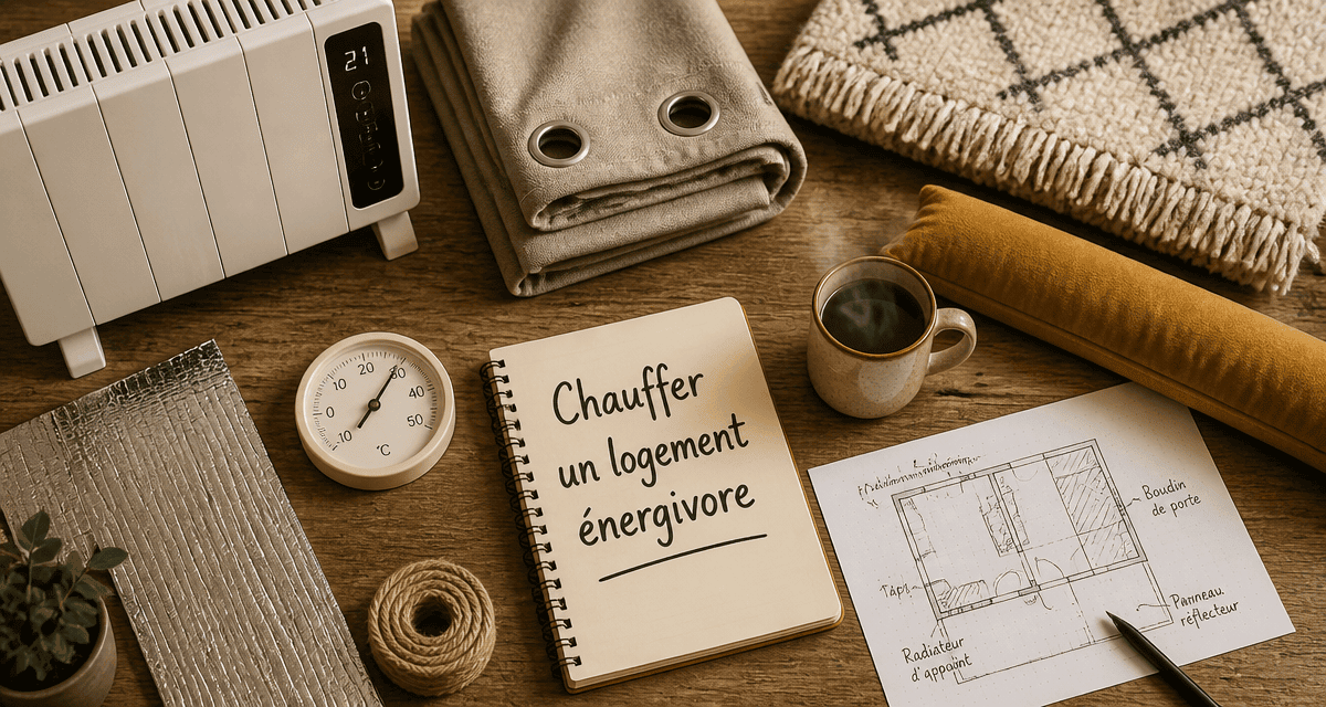 comment chauffer un appartement mal isolé avec accessoires