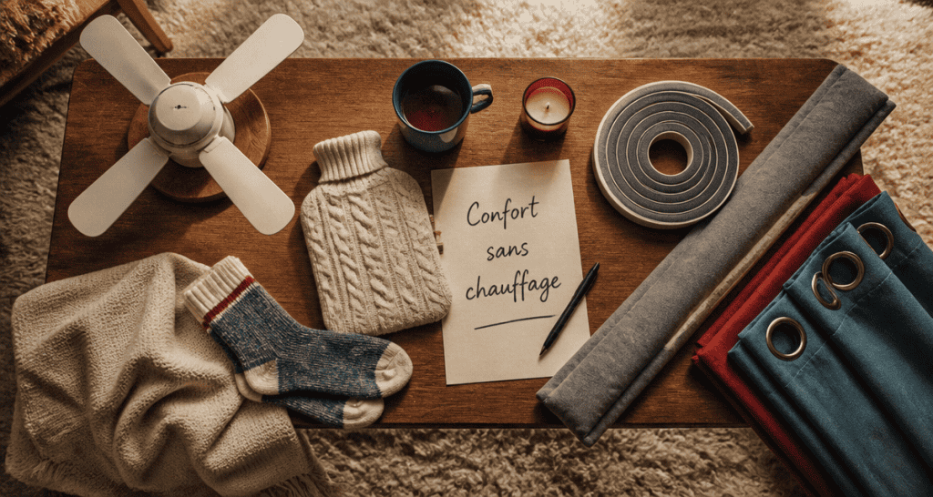 comment chauffer une maison sans chauffage salon cosy