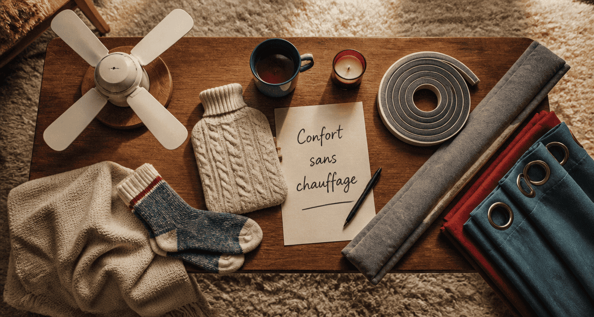 comment chauffer une maison sans chauffage salon cosy
