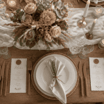decos de mariage table élégante