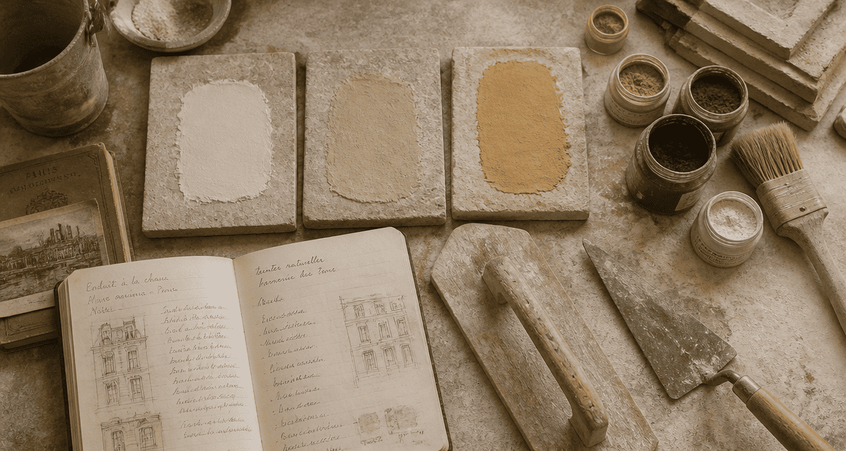 enduits à la chaux paris outils artisan