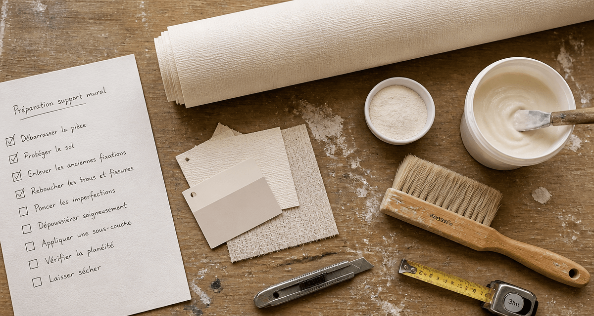 inconvénients papier peint intissé outils rénovation
