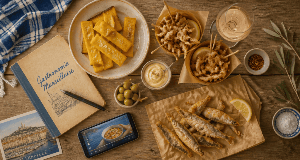 influenceur food marseille spécialités sur table