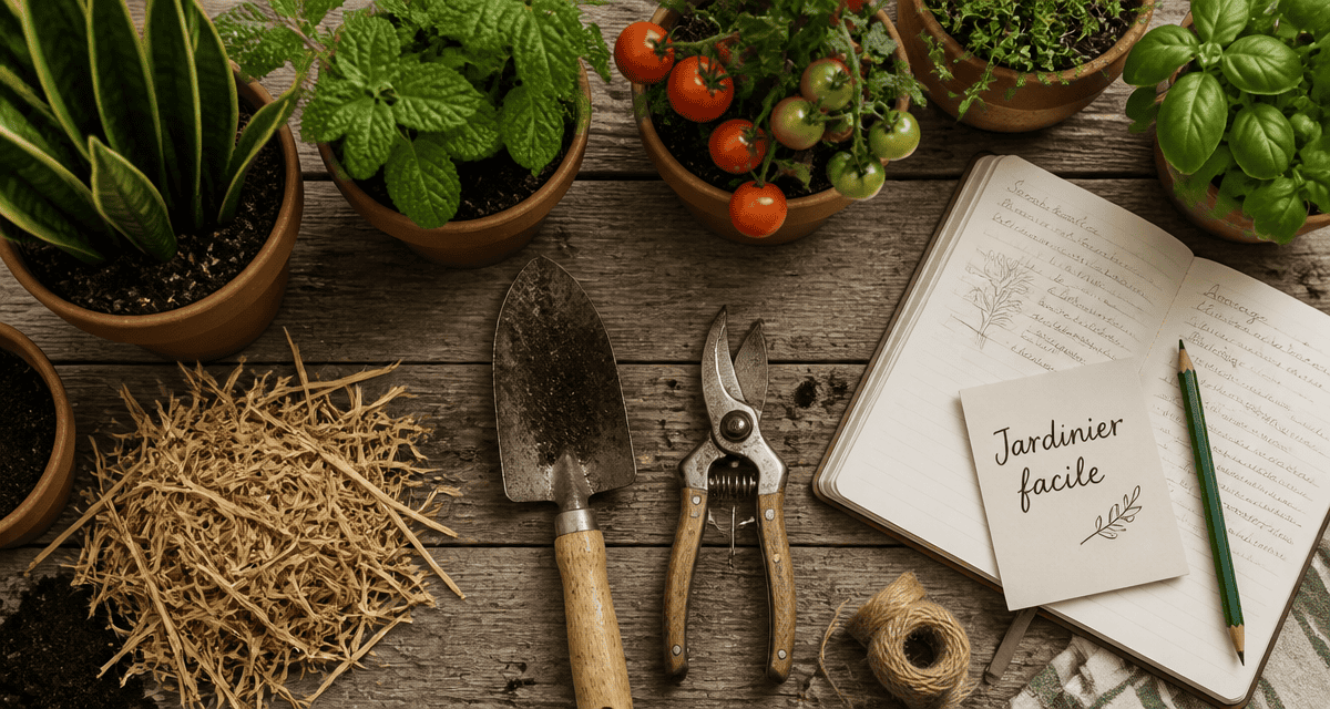 jardinier facile outils et plantes