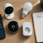objet connecter sur table domotique