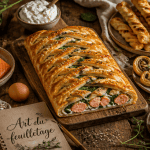 recette avec de la pate feuilletee feuilleté saumon épinards apéritif