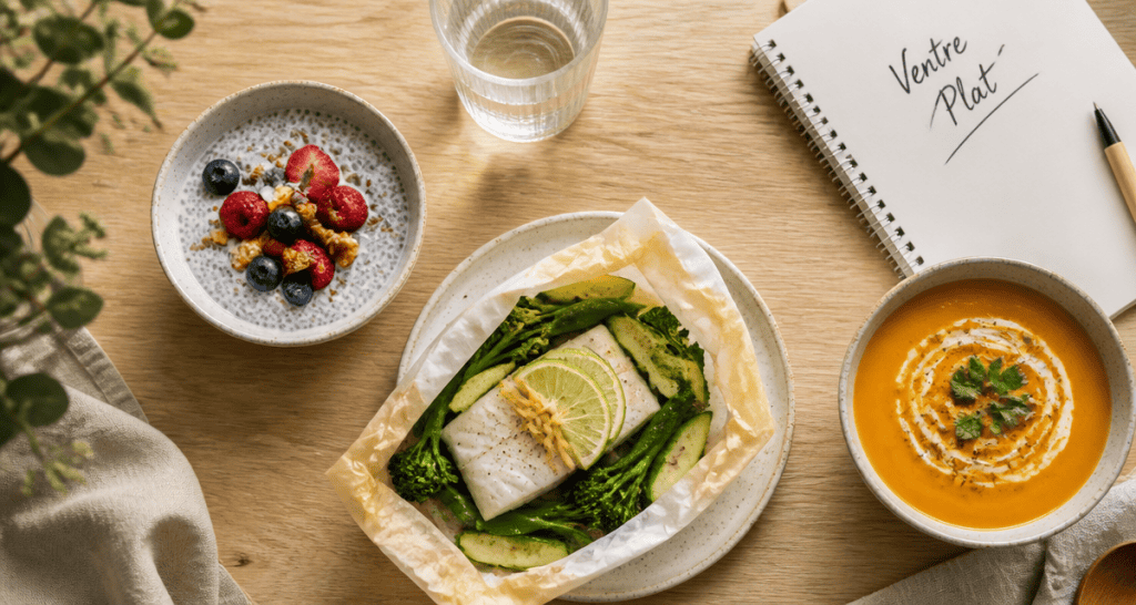 recette pour maigrir le ventre plats sains