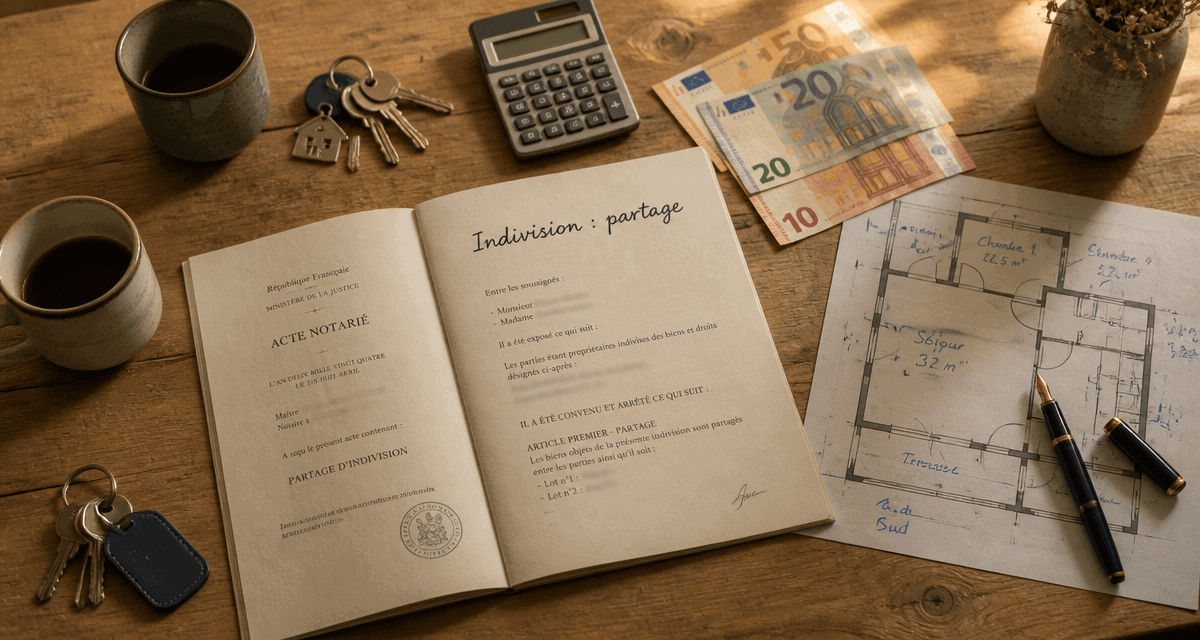 séparation couple non marié maison acte clés plan