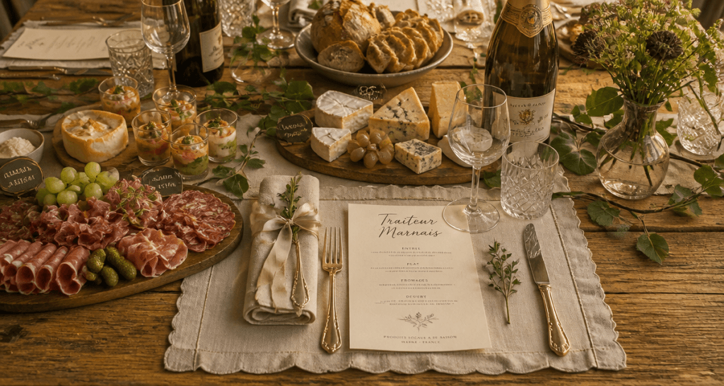 traiteur dans la marne table dressée réception