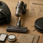 Comment choisir aspirateur : 5 critères techniques (aspirateurs, HEPA, brosses)