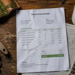 exemple devis démoussage toiture sur bureau avec outils