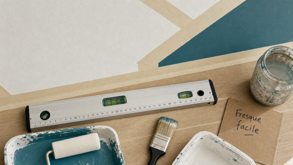 Fresque murale facile à faire : 4 styles, méthode sans déborder, ruban de masquage
