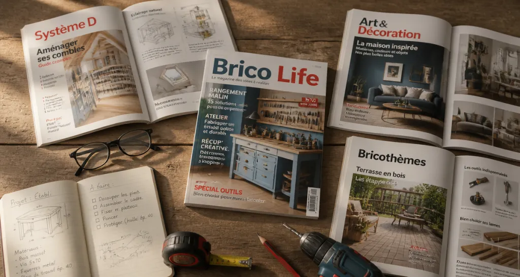 magazine du bricoleur brico life avis sur un bureau