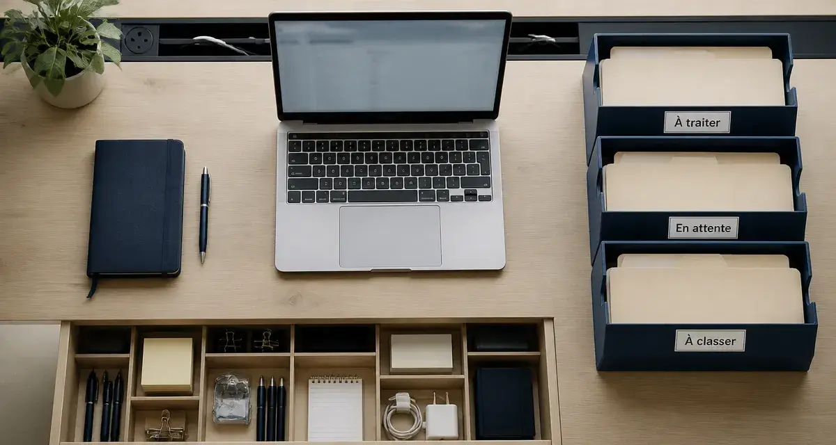Organiser un bureau : espace net, focus et moins de stress