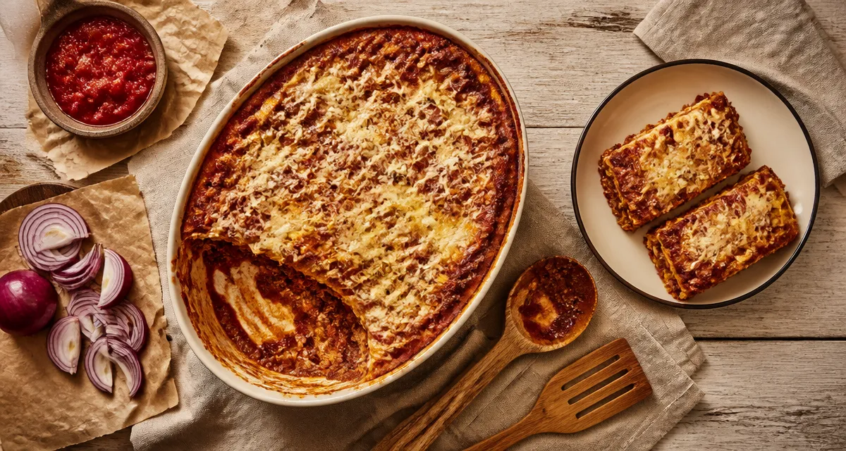 Recette 10 personnes : lasagnes à la bolognaise