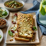 Repas froid entre amis : buffet froid, cake salé et salades