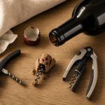 Tir bouchon : limonadier, levier et bilame pour vin rouge